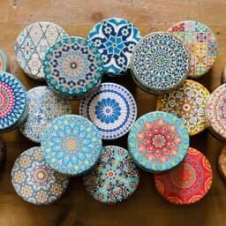 Candles - Scented Candles Gift in Decorative Box Mediterranean Patterns Housewarming Wedding Meditation Christmas Gifts - thumbnail 2