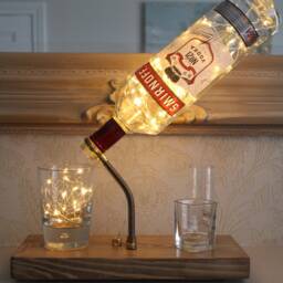 Smirnoff Bottle Light - 1L. Unique Lamp & Vodka Lover Gift For The Home - thumbnail 2
