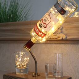 Smirnoff Bottle Light - 1L. Unique Lamp & Vodka Lover Gift For The Home - thumbnail 3