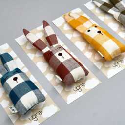 Bunny Rabbit Rattle Baby Toy - thumbnail 3