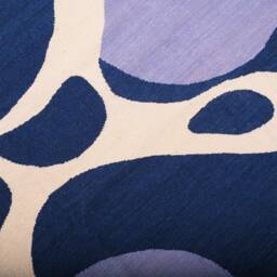 Handwoven Wool Kilim Rug Art Deco Flatweave Tapestry - thumbnail 4