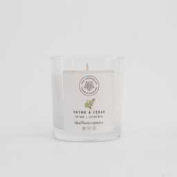 Thyme & Cedar - Scented Candle Hand Poured in Yorkshire Soy Wax Vegan - thumbnail 3