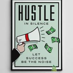 Monopoly Motivational Inspirational Quote Canvas Art Wall Print Picture Home Decor -D425 - thumbnail 2