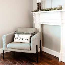 I Love Us Lumbar Pillow, Anniversary Gifts For Her - thumbnail 3