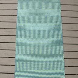 "Hand Woven Rug Runner - 24"" X 47" - thumbnail 3