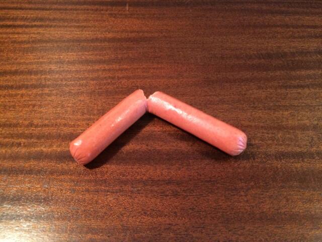 Broken Hot Dog Surfboard