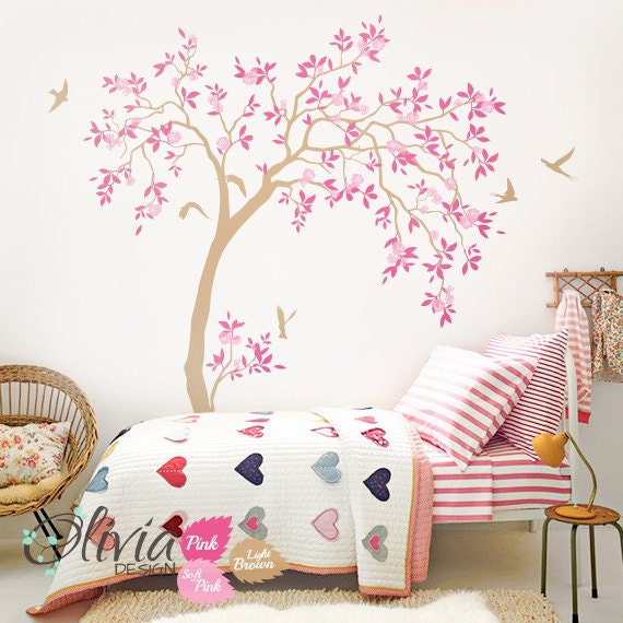 Nursery Tree Wall Decals For Decoration - Beautiful Decals Tree Nt047 - image 1