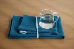 Linen Bath Towel Set, Hand & Body, Soft Washcloths - Set Of 2
