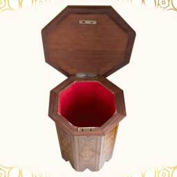 Octagonal Bar Table, Tea Table, Coffee Mosaic, Accessories, Side Storage Hand Made, Office Inlay Mother Of - thumbnail 2