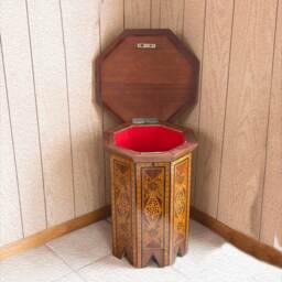 Octagonal Bar Table, Tea Table, Coffee Mosaic, Accessories, Side Storage Hand Made, Office Inlay Mother Of - thumbnail 3
