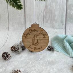 Bumps First Christmas Decoration - 1st From The Bump Gift Love Baby Shower Milestone - thumbnail 3