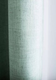 Pair Of Fresh Green Curtains, Heavy Weight Curtain, Linen Blend Fabric, Custom Made Curtains - thumbnail 3