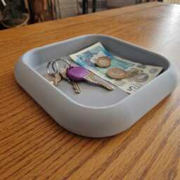 Rounded Design Key Tray, Multiple Colours, Change Catch All, Table Organiser - thumbnail 3