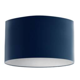 Velvet Lampshade - Navy Blue With White Lining, Handmade Lampshades, Table Lamp Shade