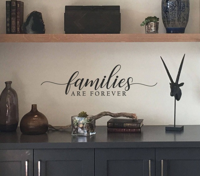 Families Are Forever Wall Decal Home Decor Vinyl Lettering - image 1