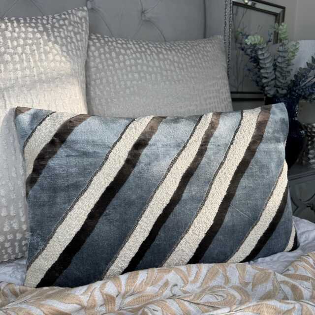 Navy Blue Cushion Cover 12 X 20 - image 1