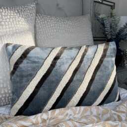 Navy Blue Cushion Cover 12 X 20 - thumbnail 1