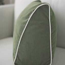 600+ Colours, Triangle Wedge Sofa Cushion Cover, Backrest Corduroy Cushion Cover, Bed Back Cover - thumbnail 2