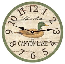 Duck Clock - Personalized Clock - thumbnail 1