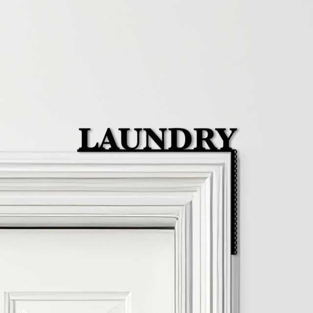 Door Topper Laundry Room Decor Various Colours Top Of Decorative Sign - Novelty Wall Decor, Frame Art, Art - image 1