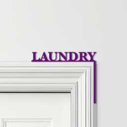 Door Topper Laundry Room Decor Various Colours Top Of Decorative Sign - Novelty Wall Decor, Frame Art, Art - thumbnail 4