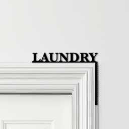 Door Topper Laundry Room Decor Various Colours Top Of Decorative Sign - Novelty Wall Decor, Frame Art, Art - thumbnail 1
