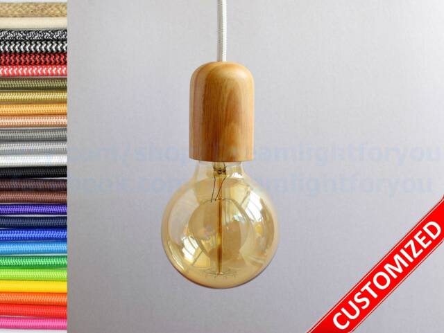 Wooden Pendant Light Farmhouse Minimalist Dining Chandelier Modern Bar Counter Pendant Lighting Breakfast Bar Hanging - image 1