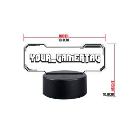 Personalised Gamertag Led Light - Custom Gamer Gift - thumbnail 2