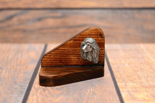 Afghan Hound - Wooden Candlestick With Dog, Souvenir, Decoration, Limited Edition, Collection - image 1