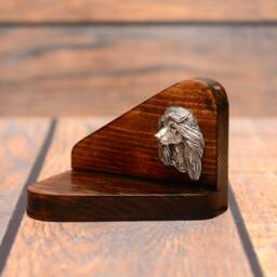 Afghan Hound - Wooden Candlestick With Dog, Souvenir, Decoration, Limited Edition, Collection - thumbnail 2