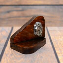Afghan Hound - Wooden Candlestick With Dog, Souvenir, Decoration, Limited Edition, Collection - thumbnail 3