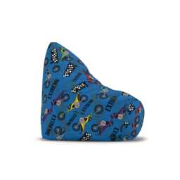 Kids Bean Bag Chair Cover Motorbike Motocross - thumbnail 3