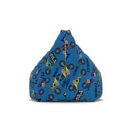 Kids Bean Bag Chair Cover Motorbike Motocross - thumbnail 2
