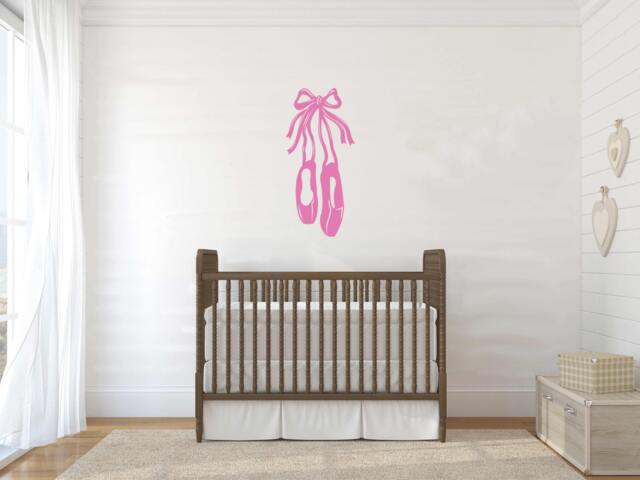 Ballet Slippers Vinyl Wall Decal - Kids Room Decor - image 1