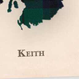 Clan Keith Scottish Tartan Map - Of Scotland Family Wall Decor, Ready To Hang - thumbnail 4