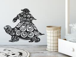 40% Off Large Sea Turtle Wall Decal. Decals. Nautical Nursery Vinyl Sticker. Ocean Art - thumbnail 1