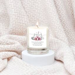 Personalised Sister Gift, Best Gift Candle, Candle Custom Poem For Her - thumbnail 2