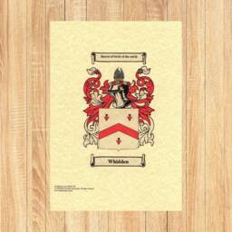 A4 Coat Of Arms Print - Heraldic Family Crest - Framed - thumbnail 3