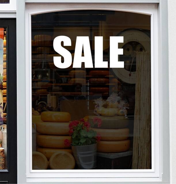 Sale Shop Window Sticker Retail Store Display Vinyl Decal - image 1