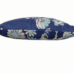 Thibaut Claudette Heritage Collection Navy Cushion Cover Pillow Double Sided - thumbnail 2