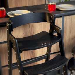Growing Wooden Chair For Kids Smart Xl - For A Kitchen Island Or Counter Height Table - Kids High Chair Counter Height - thumbnail 3