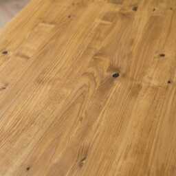 Farmhouse Light Oak Dining Table, Solid Wood - Handmade Custom-Built 80-240cm, Made in Somerset UK Free Delivery - thumbnail 2