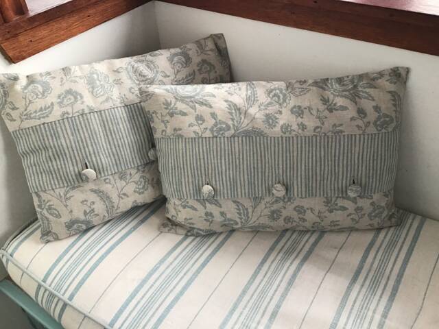 Beautifully Designed Cushion Covers in Cabbages & Roses Linen - image 1