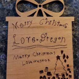 Christmas Present Ornament Personalized - thumbnail 2