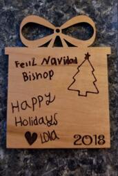 Christmas Present Ornament Personalized - thumbnail 1