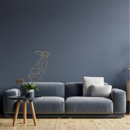 Geometric Bunny Rabbit Wall Art, Minimalist, Modern, Abstract, Decal, Mural, Transfer, Boho -G006 , 5 Sizes, 36 Colour Options - thumbnail 3