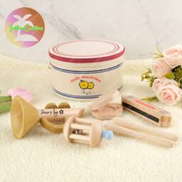 Personalised Wooden Musical Instruments Set, Children's Gifts, Wooden Instruments, Percussion Instruments, Wooden Rattles, Toy - thumbnail 1
