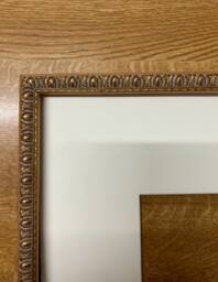 Ornate Gold Wood Picture Frame, Custom Made To Order