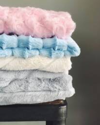 Personalized Baby Blanket, Minky Bedding, Crib New Mom Gift, Room, Nursery Decor Boy, Kids Blankets - thumbnail 1