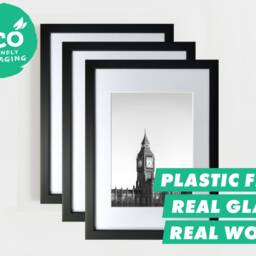 Set Of 3 Black Picture Frames Photo Frame A3, A4, A5, 5x7, 6x8 , 8x10, 11x14 Decor Family Wedding Gift A3 A4 - thumbnail 2
